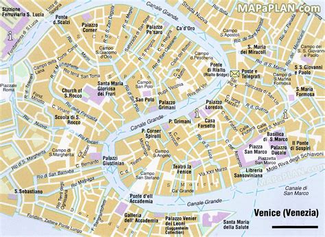 venice top attractions map.